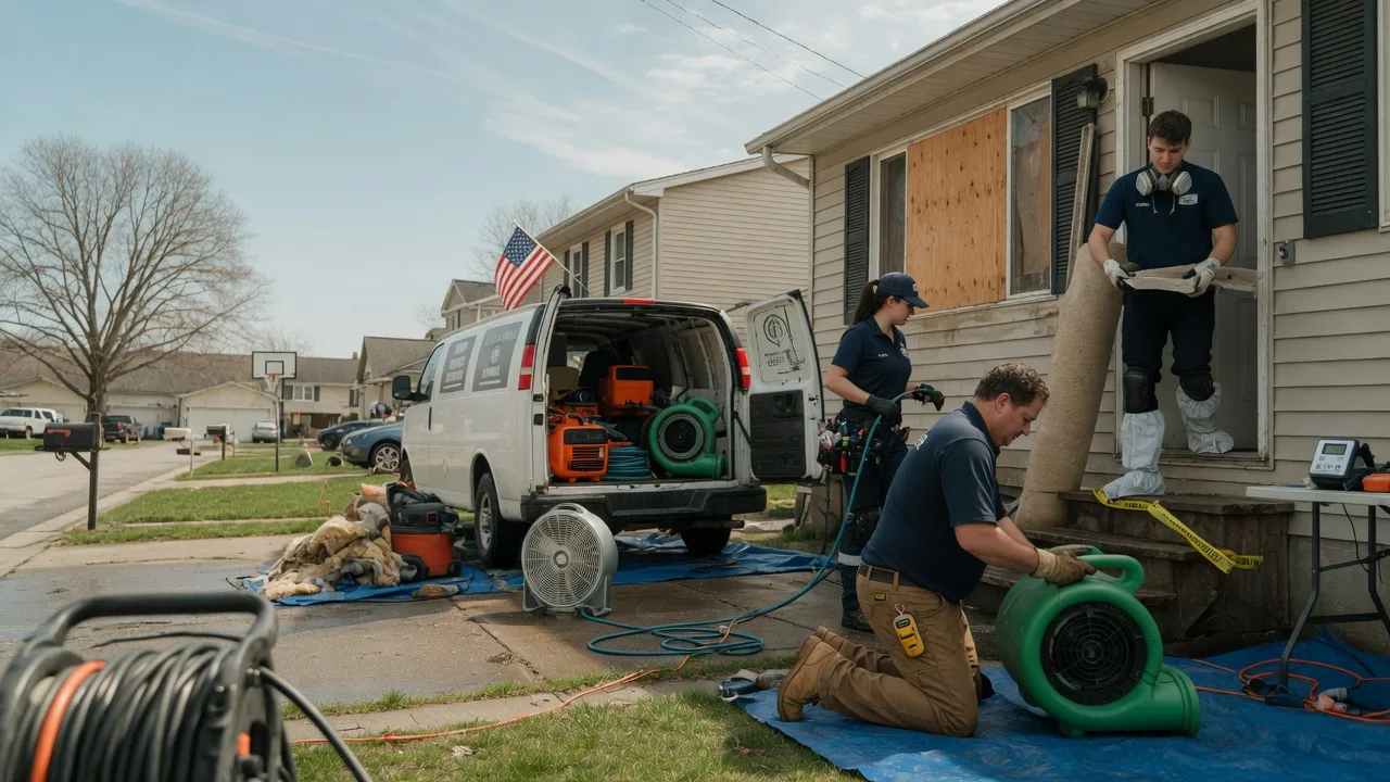 Water Damage Restoration in Lewisville, IN near me
